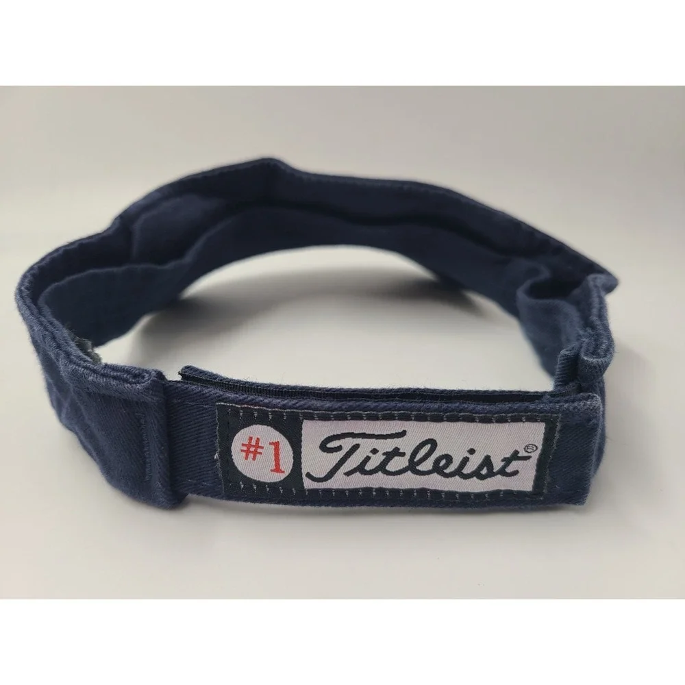 Titleist‎ Golf FJ FootJoy Sun Visor Adjustable Hat Cap Logo Men Women Blue White
